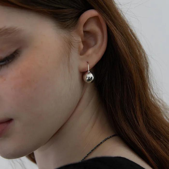 Imprint Ball Hoop Earrings EC1961