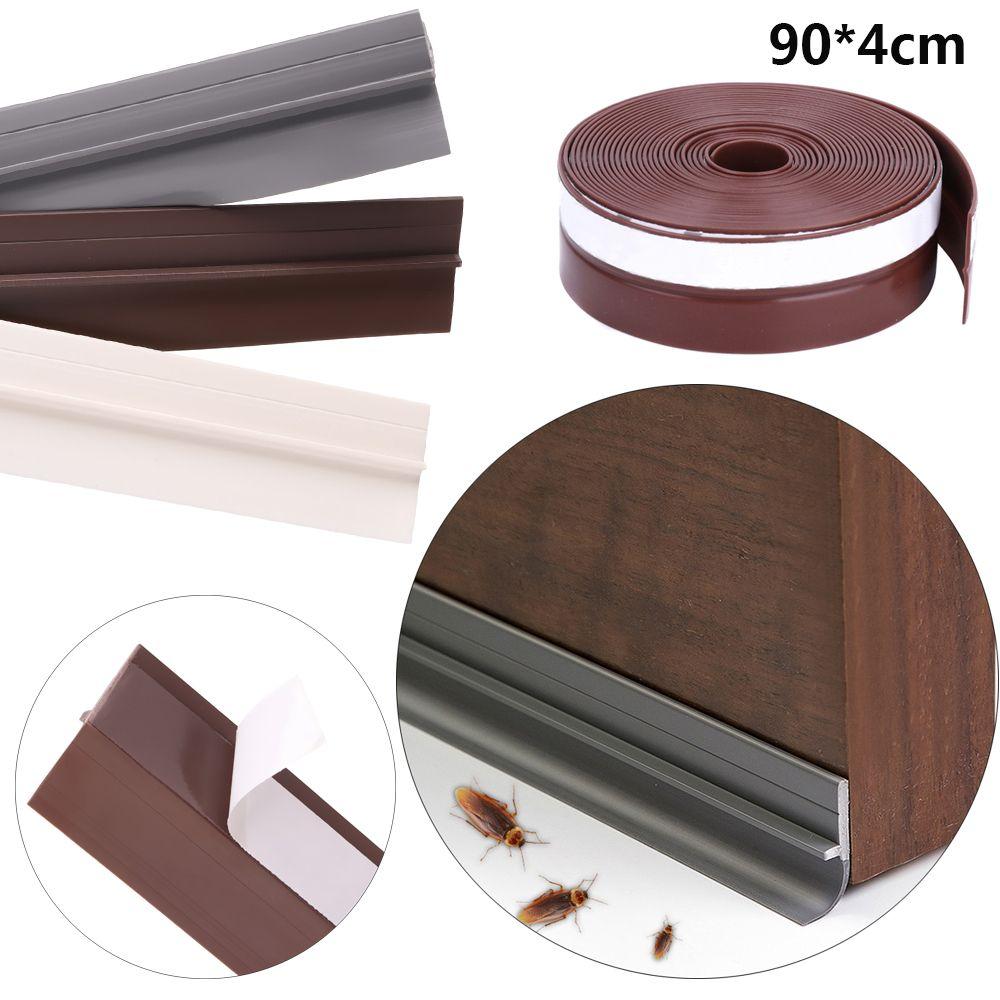 Dust proof Bathroom Door Bottom Sealing Strips Water Baffle Glass Door Weatherstrip Window Seal