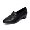 Pointed Loafers Women's 2025 Spring New Shallow Ruffle Edge Low Heel Single Shoes Comfortable Professional Office Work Shoes