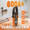 Digital Clamp Meter Multimeter AC/DC 600A/1000A  Ammeter Voltage Tester 6000 Count Pliers True RMS Amp Hz Ohm Capacitance NCV
