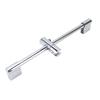 Dusch-Schiebestange Rund Metall Handbrause Schiebestange mit Verstellbarem Duschkopfhalter für Badezimmer 40cm