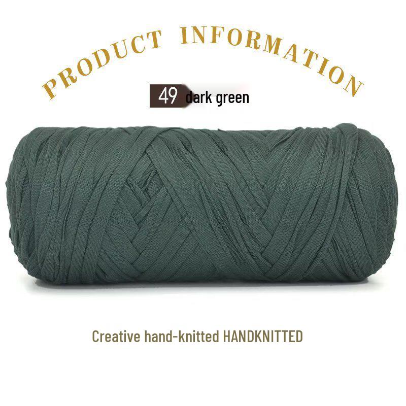 200g High Elastic Cloth Strip Yarn for DIY Weaving: Crochet Blankets, Floor Mats, Storage Baskets & More
