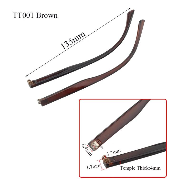 1 пара очков для ПК, дужки, пружинный шарнир, аксессуар для ремонта дужек очков, черный, коричневый, 2028
