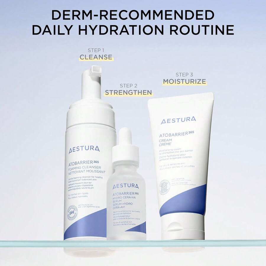 AESTURA ATOBARRIER365 Creme Mit Ceramiden 80 ML, Koreanische Feuchtigkeitscreme Zur Reparatur Der Hautbarriere | Lang Anhaltende Feuchtigkeit, Ceramid-Kapseln