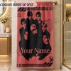 Beach TowelENHYPEN Custom Name Text Personalized Soft Towel for Beach Pool Indoor Home Decor Gift
