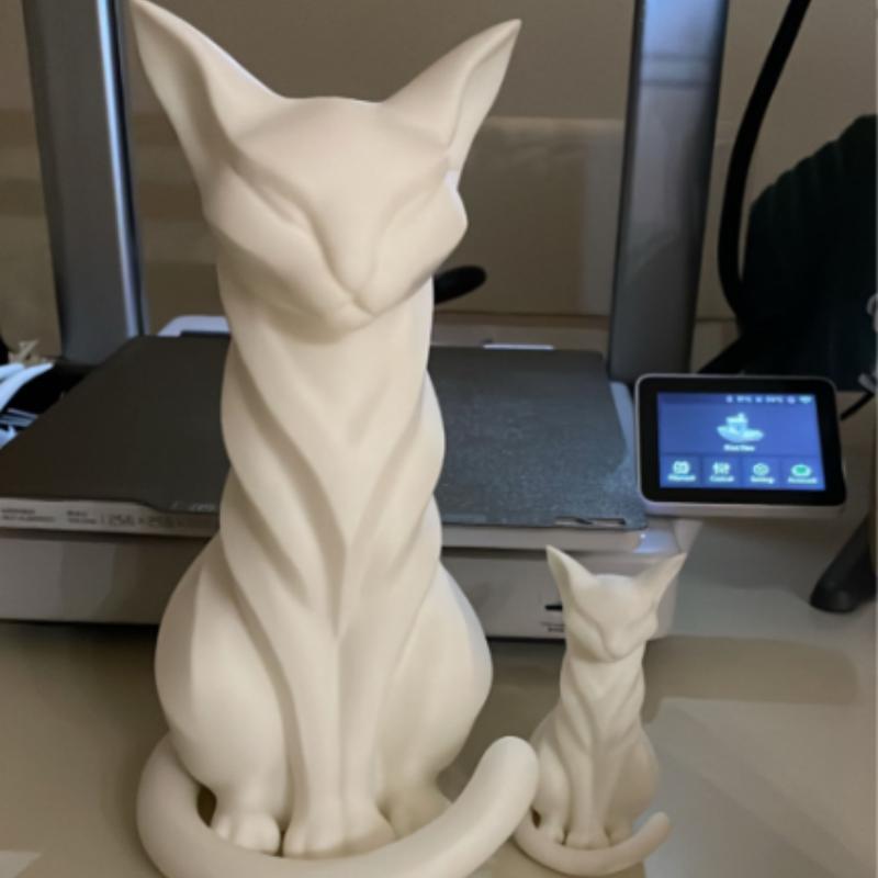 10cm A Cat Sculpture With Elegant Creative Space, European Elegant Home Art, Creating Space, European Creative Figurines