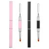 2Pcs Dual-Ended Nail Art Brush and Spatula Set Nail Drawing Pen UV Gel Nails Tools Brush & Picker Brushes tool for Gel Acrylic Nails Extension