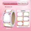 250 Tear-Resistant Cartoon Name Stickers for Kindergarten & First Grade Students