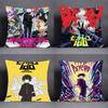 Capas de Almofada Quentes de Anime M-Mob P-Psycho 100 Quadradas para Sofá com padrão almofadas confortáveis adequadas para quarto
