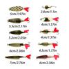 Cross 5-Compartment Sequin and Spoon Lure Set, 20-Piece Universal Fishing Bait Collection