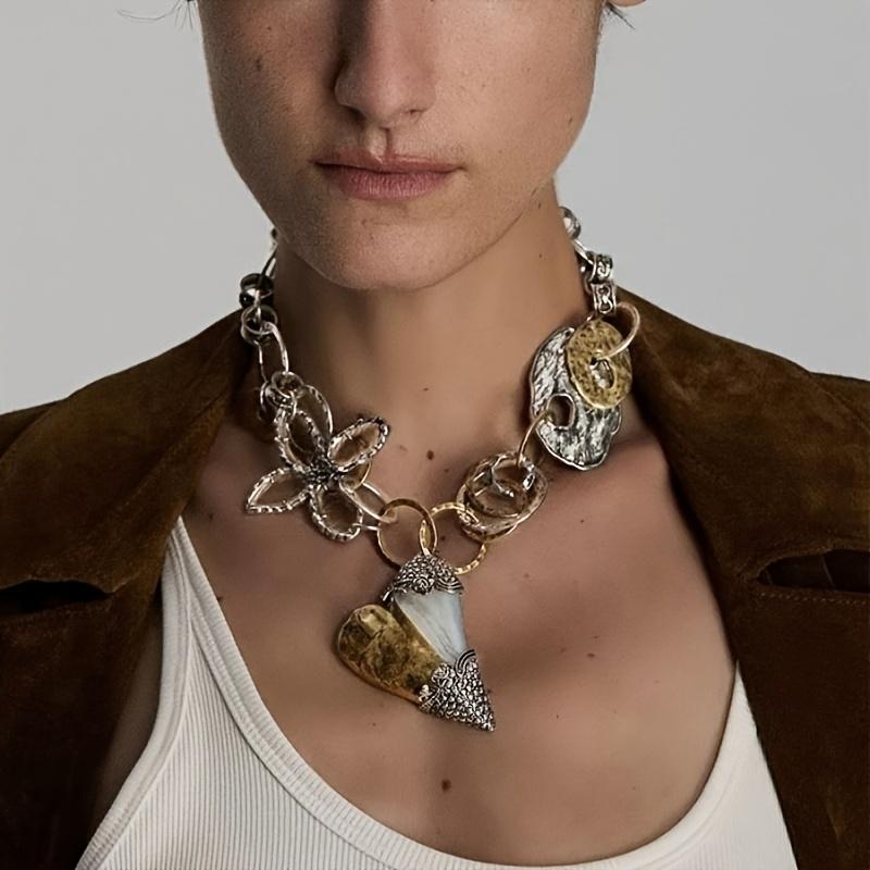 

Модное ожерелье для женских украшений серебряный