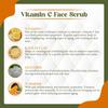 Vitamin C Skin Brightening & Shining Pimple Free Face Scrub for All Skin Types 100g