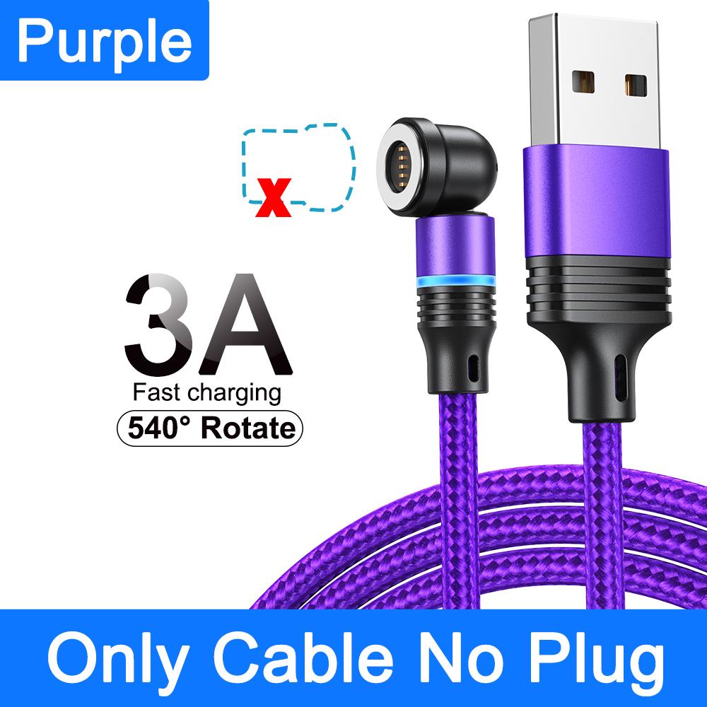 540° Otočný Magnetický Kábel 3A Rýchle Nabíjanie Typ C Kábel Pre Xiaomi Samsung Micro USB Dátový Kábel Magnetická Nabíjačka Pre iPhone 14