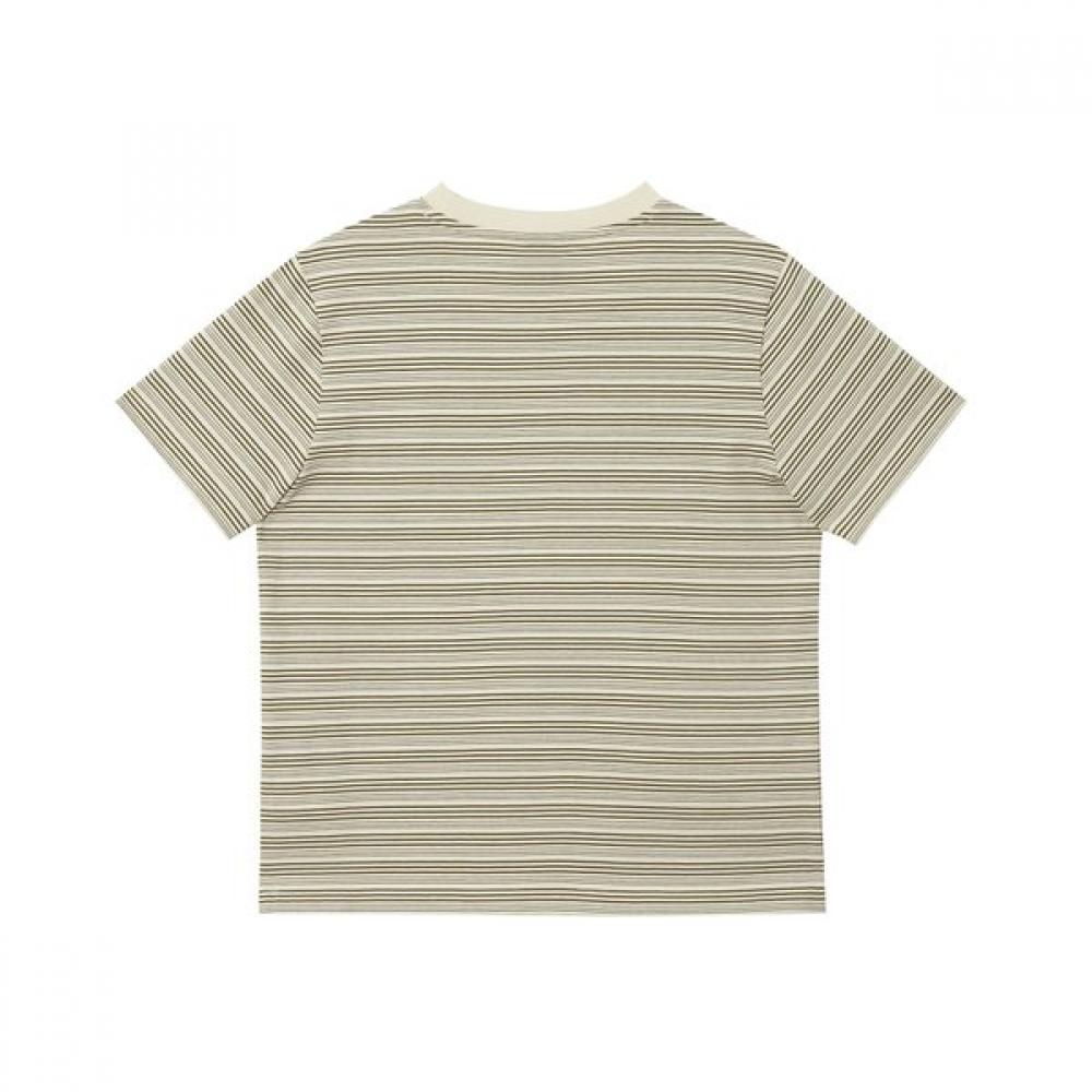 KANGOL Women S pineSS STripe T ShirT 2847 Khaki