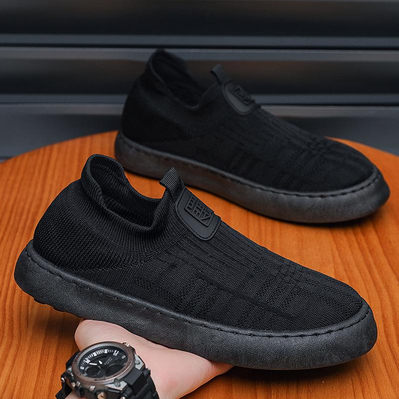 Новые повседневные кеды fly-woven дышащие удобные высококачественные ленивые туфли 39
