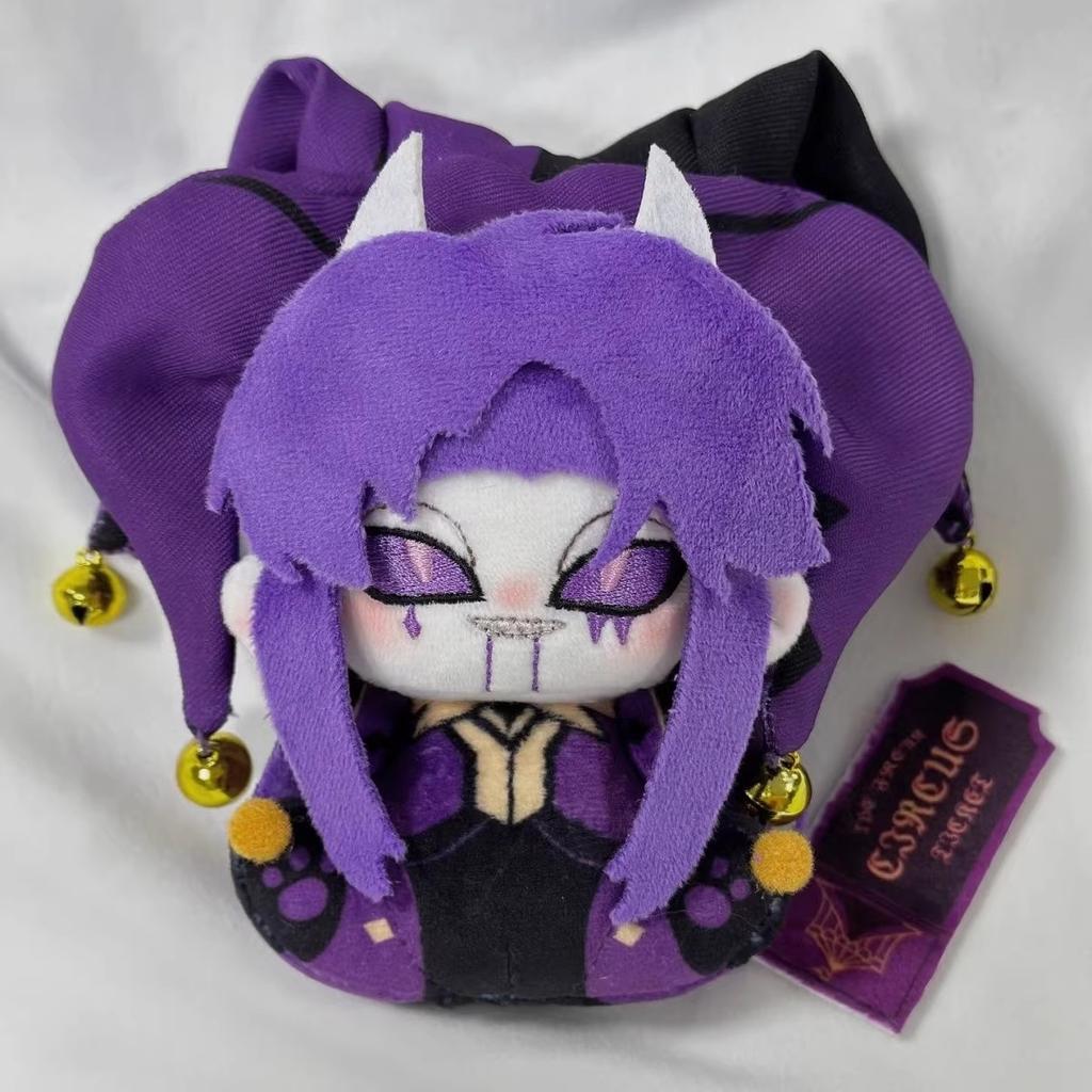 Weird Circus 10Cm Jester Cosplay Anime Plush Doll Toy Cute Cotton Plushie Doll Room Decoration Bag Accessories Birthday Gifts