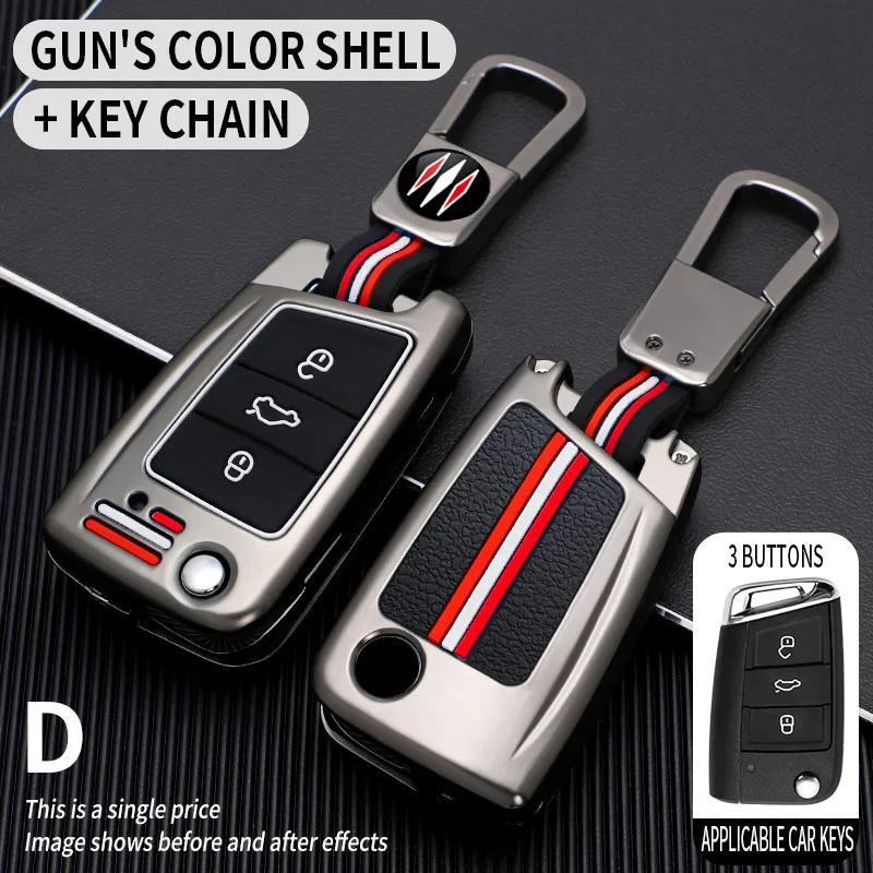 Car Key Cover For Volkswagen VW Polo Golf 7 MK7 Tiguan Passat For Skoda Octavia Kodiaq Karoq For Seat Ateca Leon