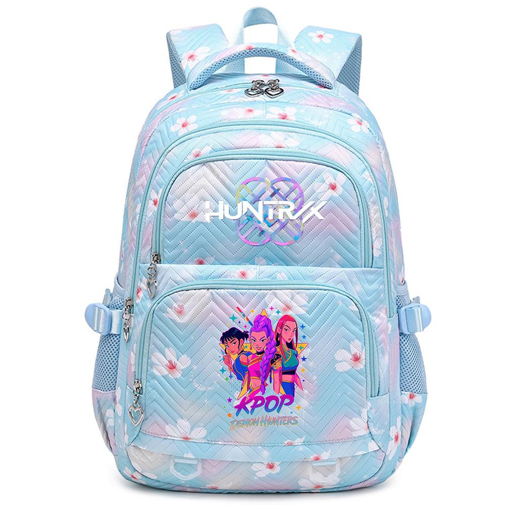 Cartoon K-Pop Printed Backpack Student Teenager Bookbag for Boy Girl Schoolbag Kid Gift Women Large Capacity Waterproof Travel Bag Mochila