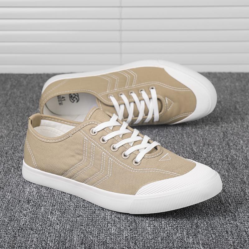 Fashion Canvas Casual Shoes Men lace up breathable Outdoor Walking Footwear Surface Flats Men Shoes Loafers Boat Shoes men flats