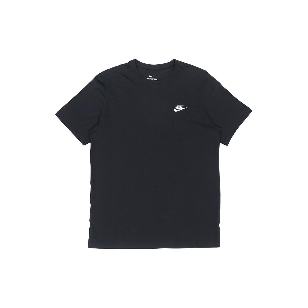 Nike Embroidered Logo Crew Neck T-Shirt Men Tops Black AR4997-013