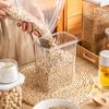 Sealed Transparent Food Storage Box Tank Rice Bucket Container Kitchen Dry Goods Organizer Grains Dispenser Jar for Bulk Cereals