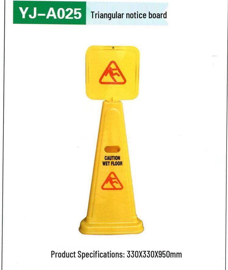 Herringbone A-frame Traffic Cone: Triangle Notice Board & Road Sign