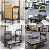 Lightweight Portable Folding Hand Cart for Moving and Delivery, Small Flatbed Truck for Household Use, Free Shipping