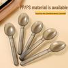 OLOEY Disposable Plastic Dessert Spoons