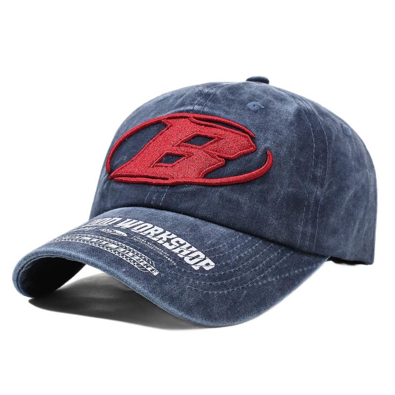 Spring and Autumn New European and American Fashion Soft Top Cap Couple Street Retro Washed Old Outdoor Leisure Baseball Cap