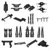 2 Pack of 1/12 RC Plastic Body Post Mount for Xinlehong 9155 9156 Trucks Car Accessories