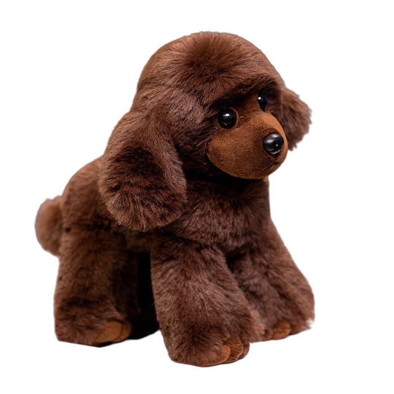 Plush Toy Poodle Dog Stuffed Animal Doll For Children Bedroom Decoration Gift