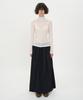 INSILENCE WOMEN Line Point Turtleneck Ivory