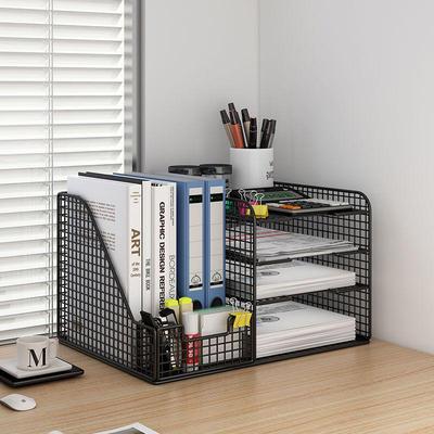 Thickened Multi-Layer Office File Rack: Large Capacity Storage for Financial Data and Teacher Use