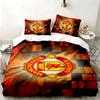 FC Manchester 3dílná sada Perfektní pro použití v ložnici Pohodlná sada povlečení obsahuje povlak na přikrývku a dva povlaky na polštář Ideální dárek k narozeninám nebo Vánocům