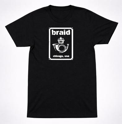 Braid Chicago USA Logo Koszulka Midwest Emo Indie Rock Zespół Graficzna Koszulka