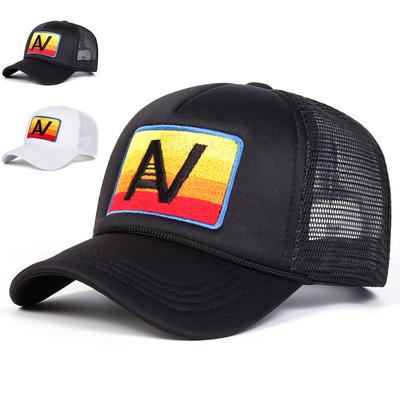 Unisex N Letter Embroidery Baseball Net Caps Spring Summer Outdoor Adjustable Casual Hats Dad Hat Sunscreen Hat