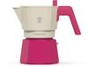 Italienische Kaffeekanne - PEZZETTI - FUTUREXPRESS - Aluminium - 3 Tassen - Fuchsia