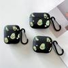 Cute Avocado Design Headphone Cover for AirPods Pro2/Pro3/Pro Anti Drop Headphone Cover for AirPods 4/3/1/2 Shock-absorbing