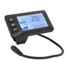 E-Bike LCD-Display 5 Farben Regenfester Stecker Genaue Geschwindigkeitsregelung E-Scooter Panel Bildschirm