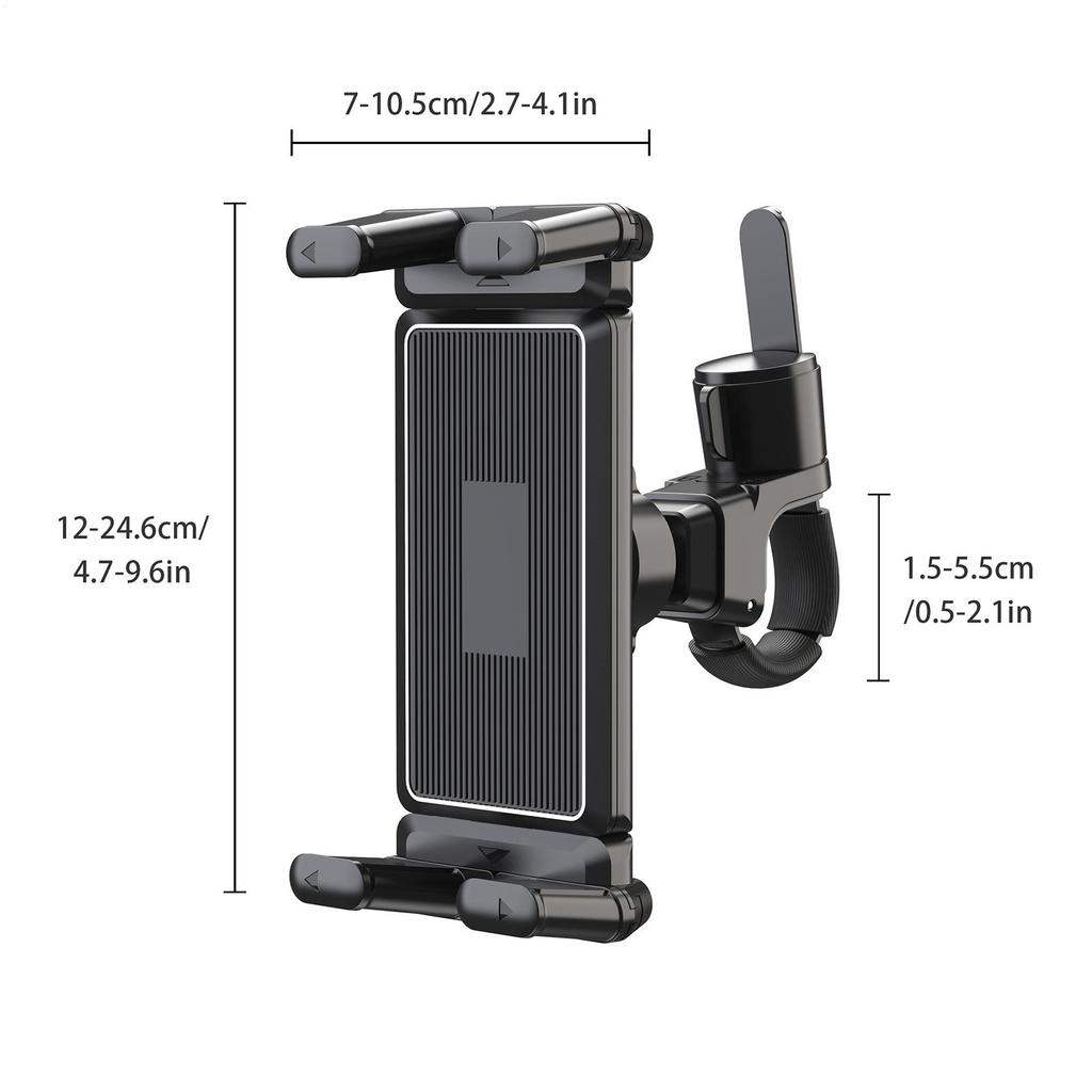 Truck Phone Holder Phone Holder with Clamp Phone Mount for Truck Excavator Forklift Automobile Cradle Mobile Phone Bracket