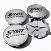 4pcs Sport Edition Logo Emblem Car Wheel Center Caps O.D 68MM 63MM Wheels Hub Cap Rim Hubcaps Dust Cover Replace Car Accessories