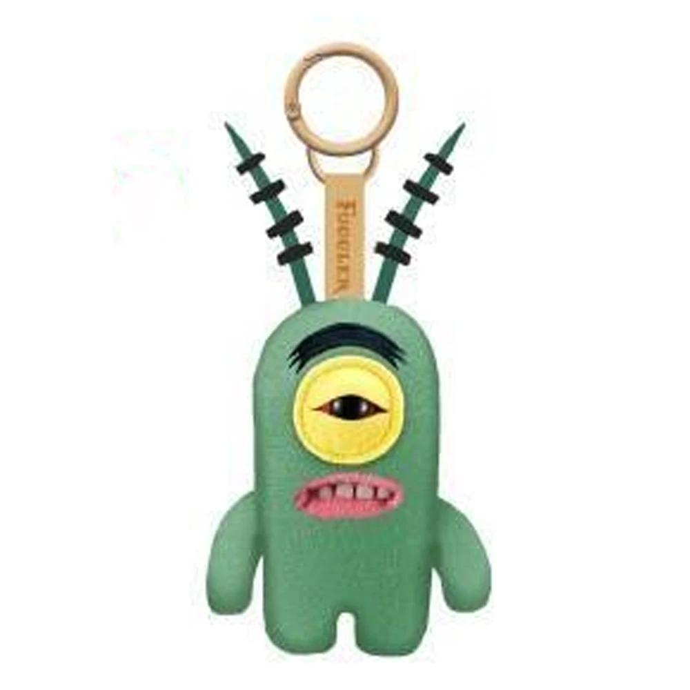 SpongeBob Patrick Squidward Plankton Plush Keychain Stuffed Toy Pendant