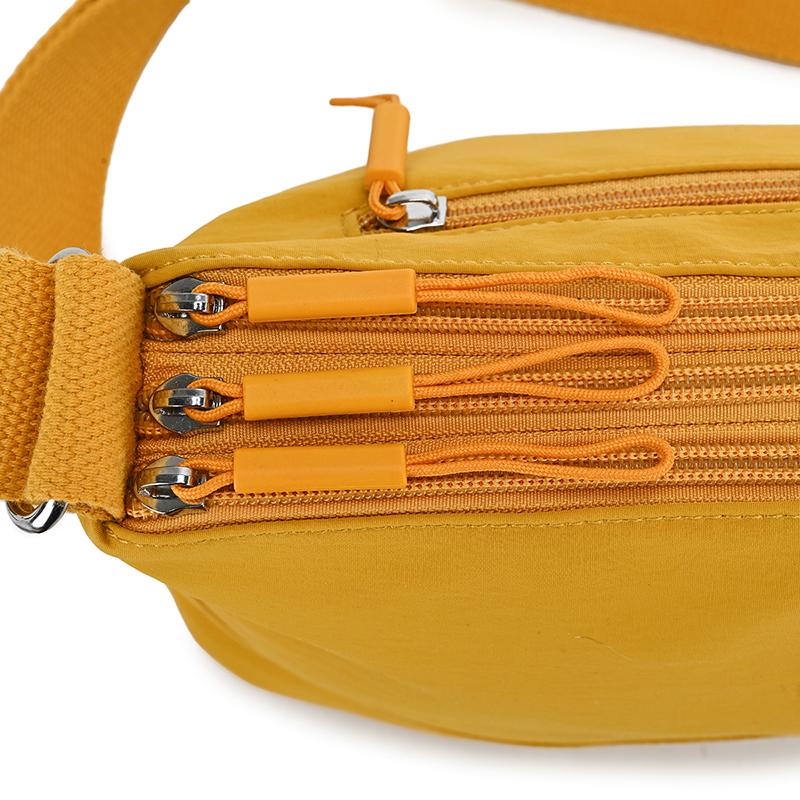 Nylon Crossbody Bag Women's Lightweight Commuter Shoulder Bag Multi-compartment Small Square Bag