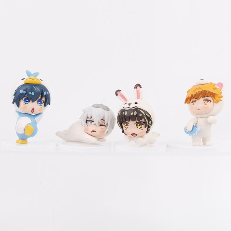Lock Blue Action Figure Cartoon Model Toy Decoration Doll Children Ornament Gift