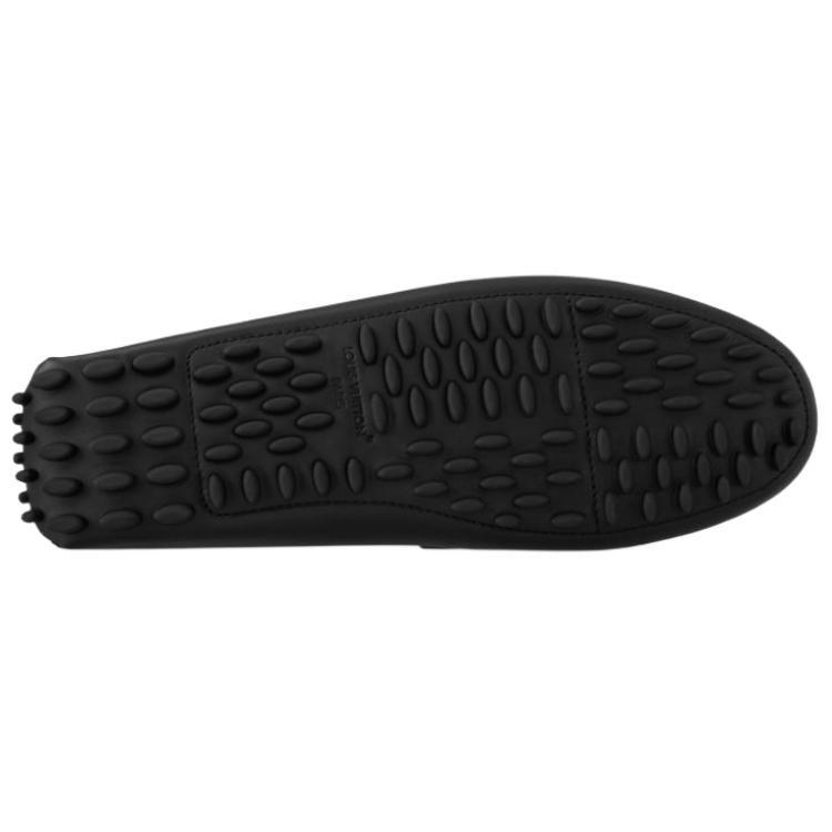 Louis Vuitton Silverstone Gommino Loafers Men's Black 1AHRRK
