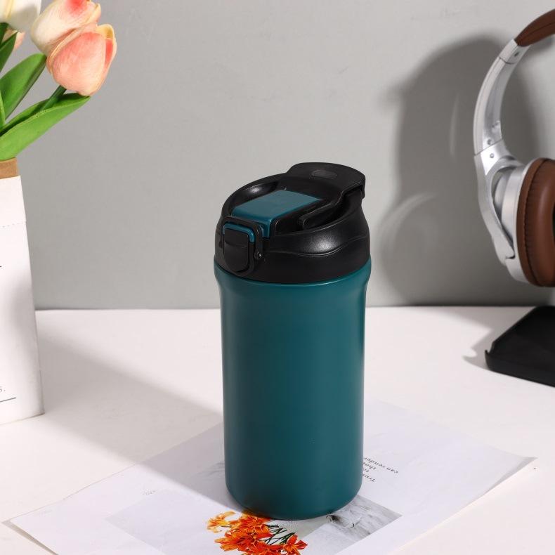 High Value Coffee Cup 316 Stainless Steel Double Drink Thermos Cup Male And Female Students Advertising Gifts Accompanying Water Cup