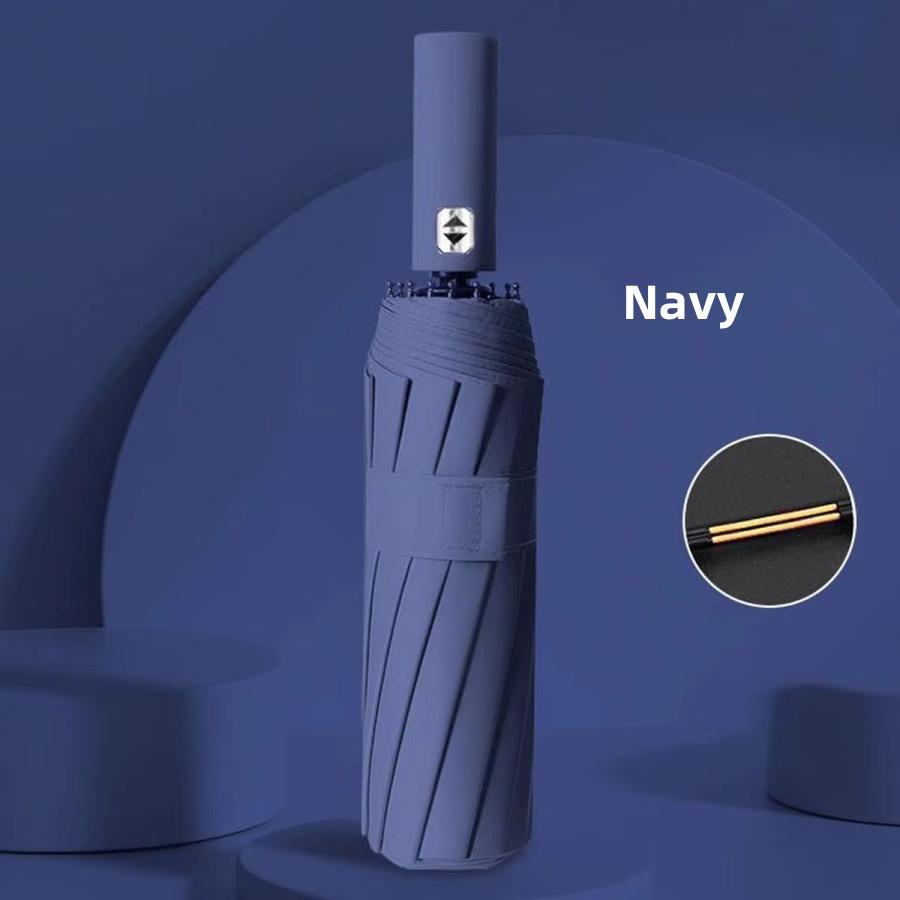 24 Bones 106cm Automatic Umbrella for Men and Women Outside Large Folding Rain and Sunshine Umbrella