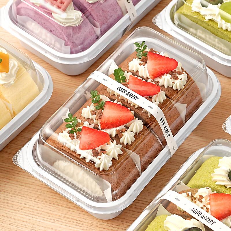 Clear Cake Roll & Dessert Packaging Box