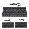 78 Key Ultra Slim Language Keyboard USB Wired Compact Keyboard with Ergonomic Button for Computer De