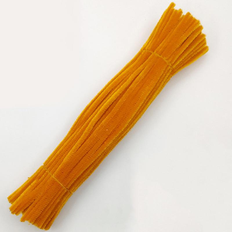 100pc Macaron Colored Torsion Bar, DIY Material Package With Simulated Plush Folding Strips, Handmade Flower Materials